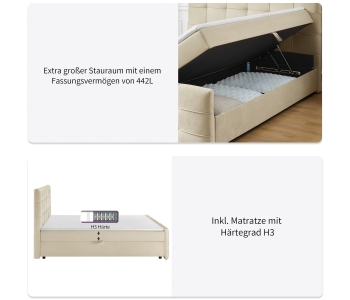 Boxspring 180x200 Lilienne thumbnail