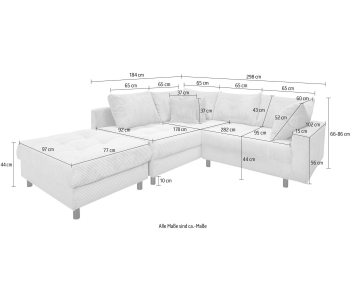 L-Form Ecksofas Antonia thumbnail