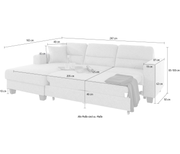 L-Form Ecksofas Chamber thumbnail