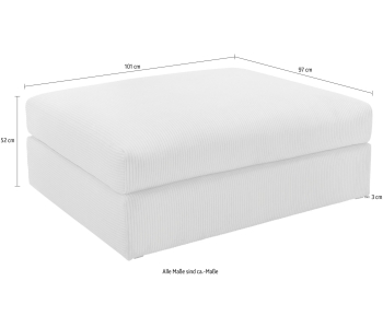 L-Form Ecksofas Soft&Cosy XXL thumbnail