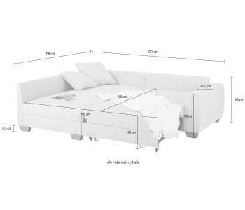 L-Form Ecksofas Hilla thumbnail