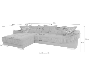 L-Form Ecksofas Diwan thumbnail