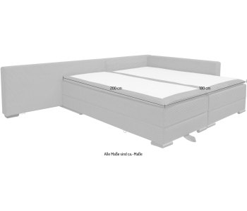 L-Form Ecksofas Night & Day thumbnail