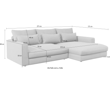 L-Form Ecksofas Darwin thumbnail