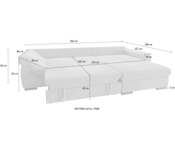 L-Form Ecksofas Livorno thumbnail