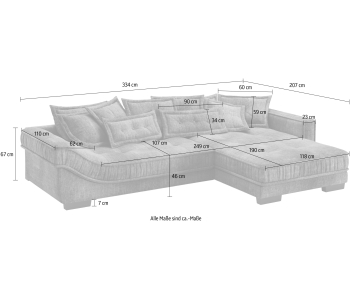L-Form Ecksofas Diwan thumbnail