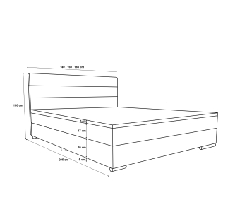 Boxspring 160x200 SV1 thumbnail