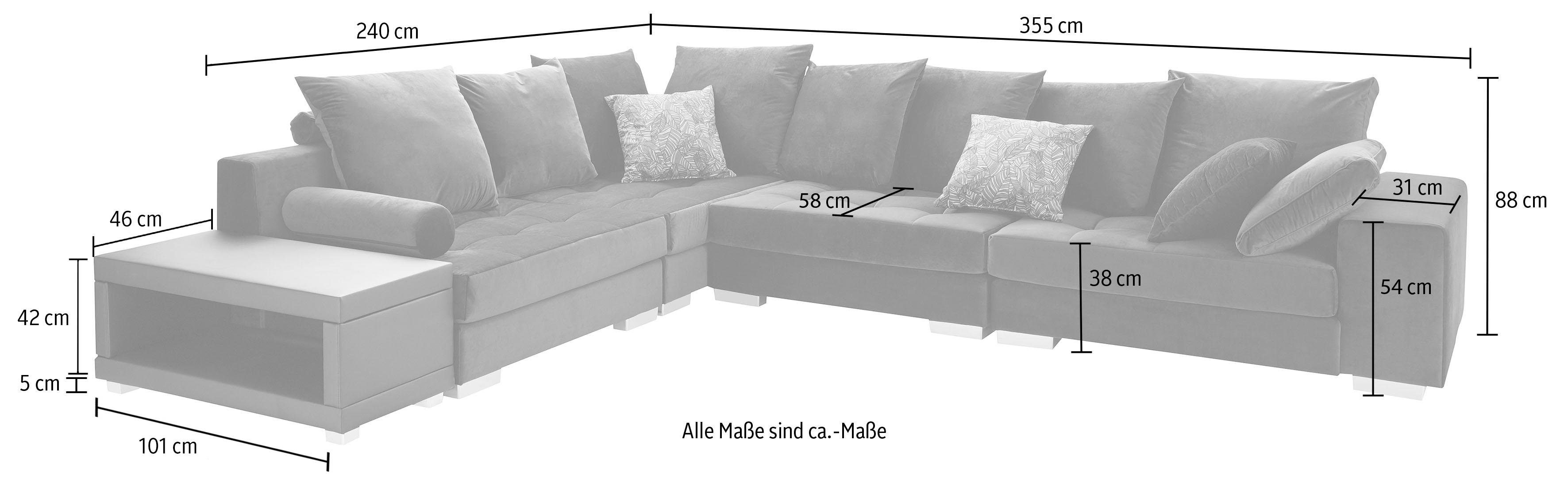 L-Form Ecksofas Vale - Image 2