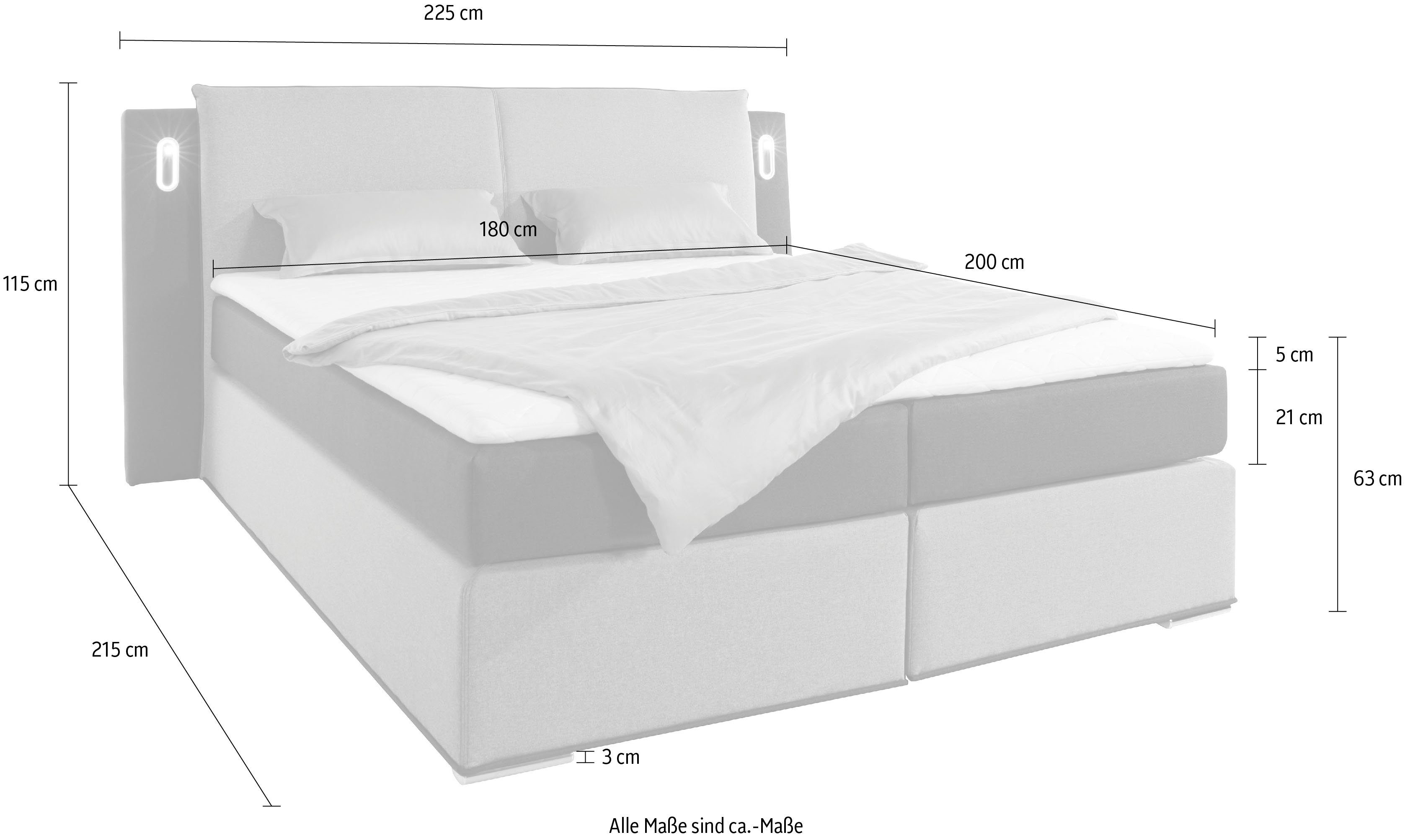 Boxspring 180x200 Freya - Image 10