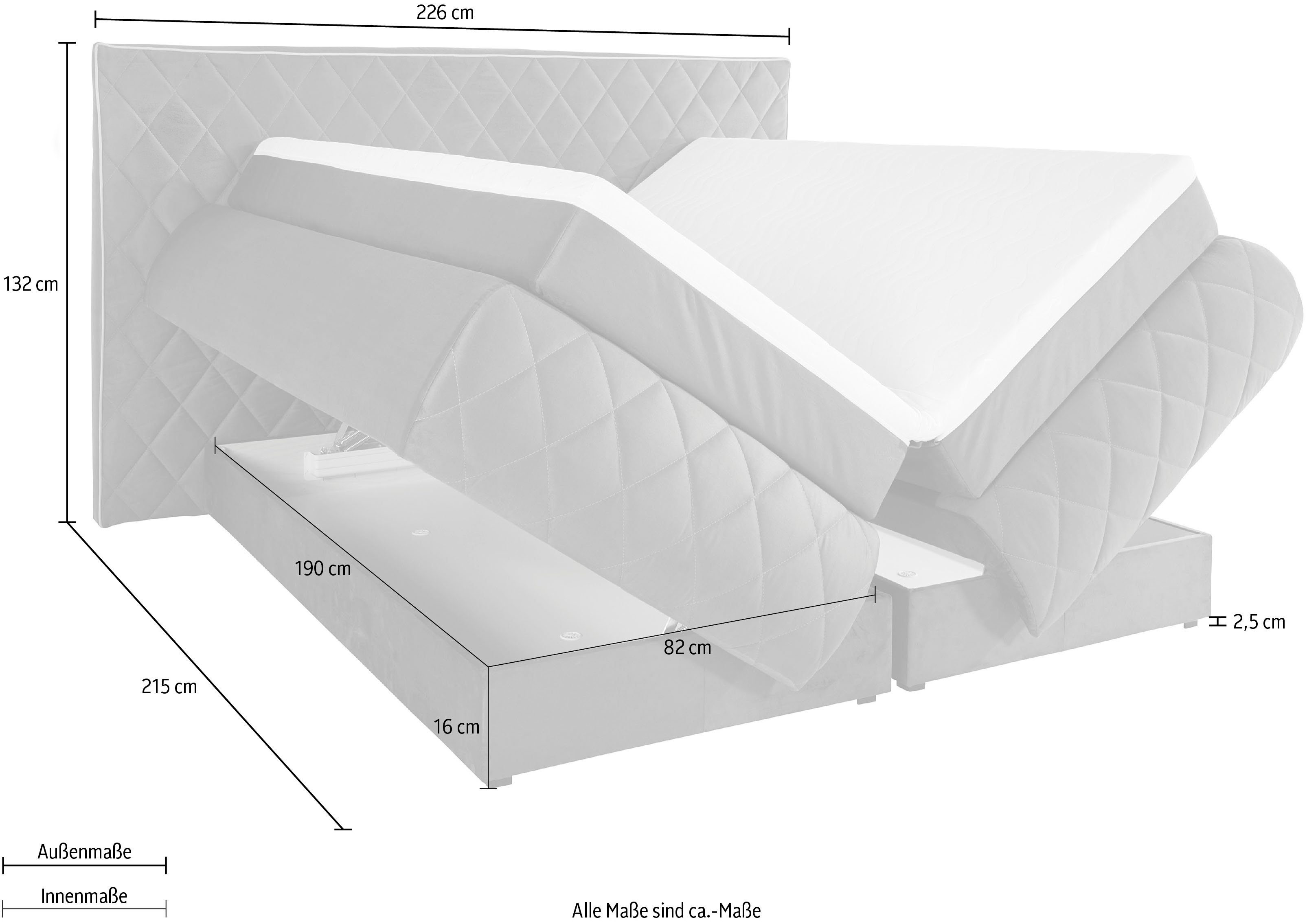 Boxspring 180x200 Alaric - Image 12
