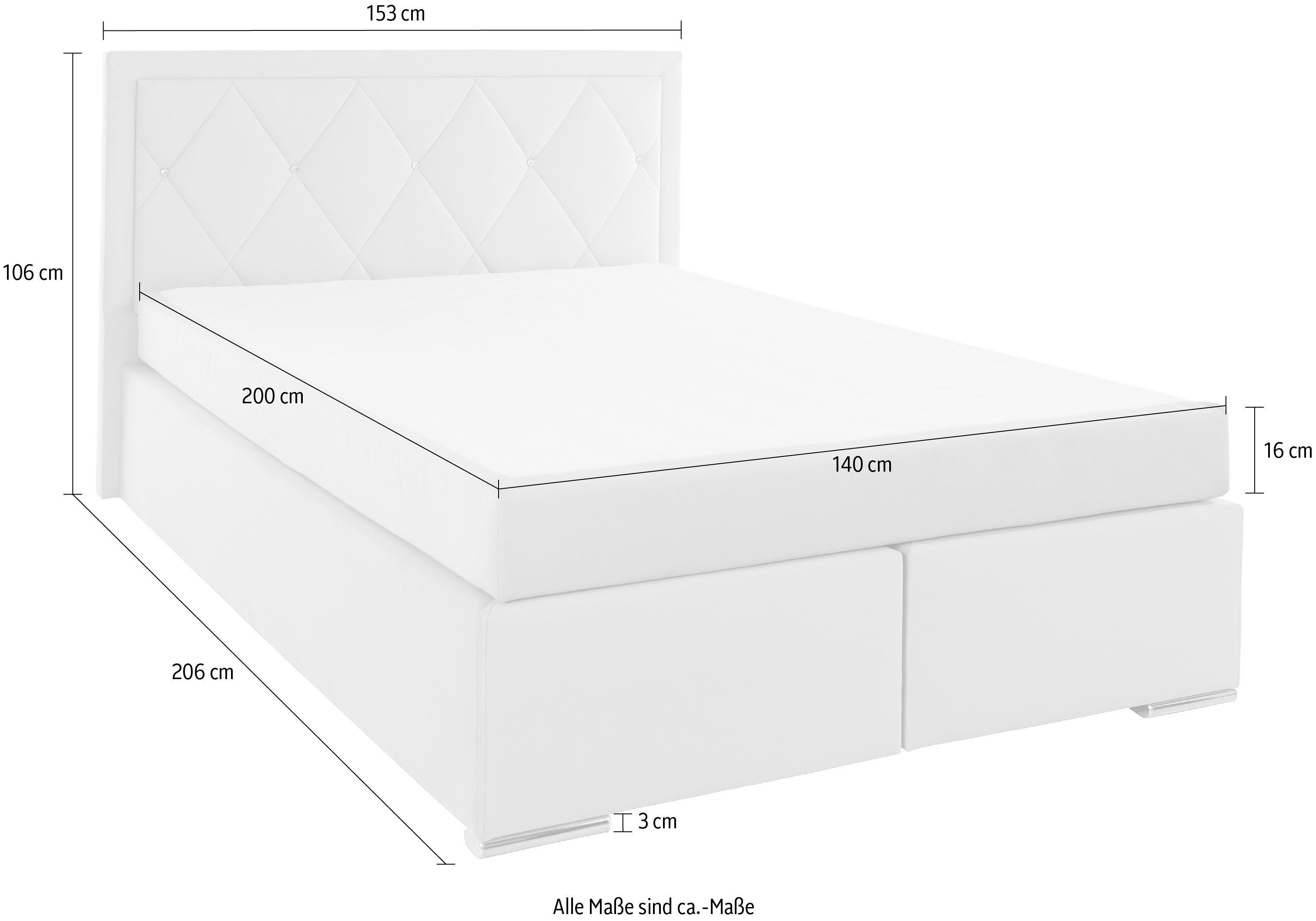 Boxspring 140x200 Alfie - Image 10