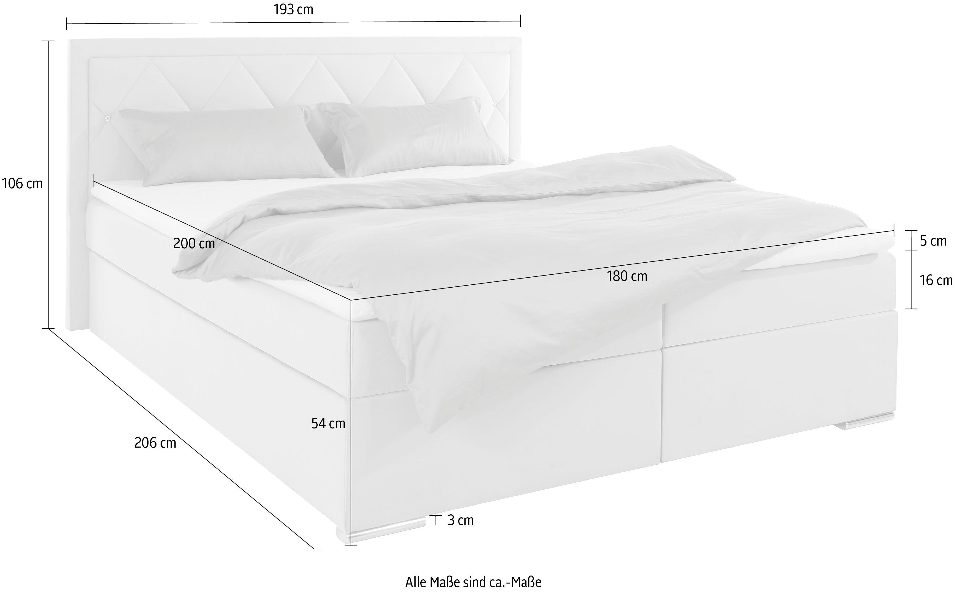 Boxspring 180x200 Alfie - Image 13