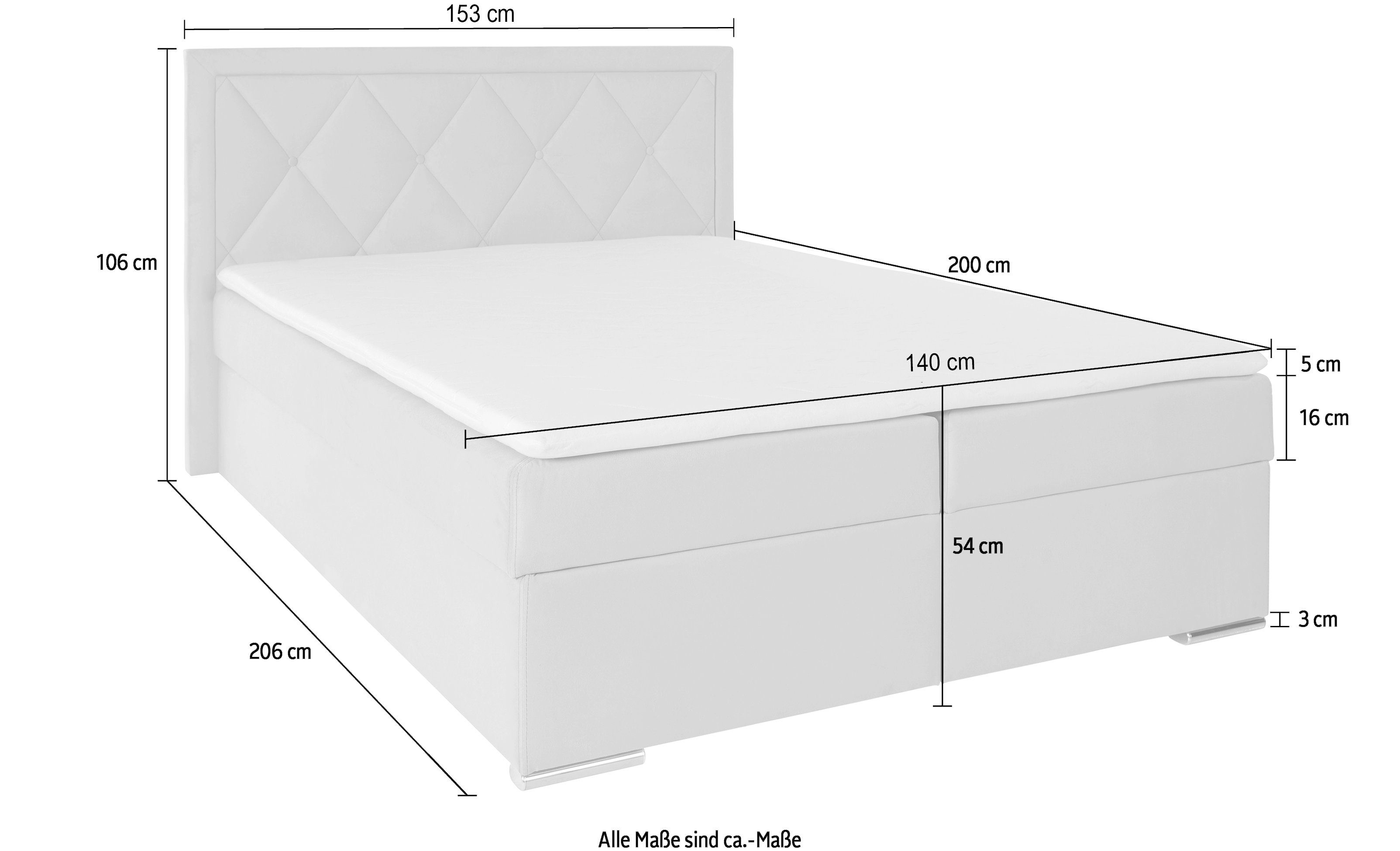 Boxspring 140x200 Alfie - Image 12