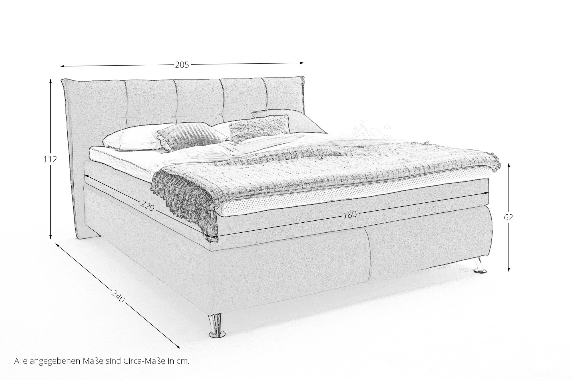 Boxspring 180x200 Lexos - Image 2