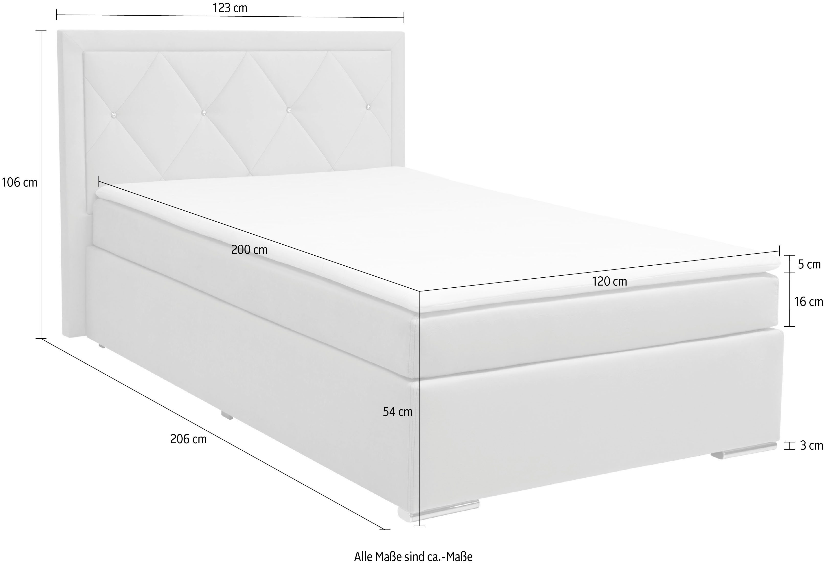 Boxspring 120x200 Alfie - Image 9