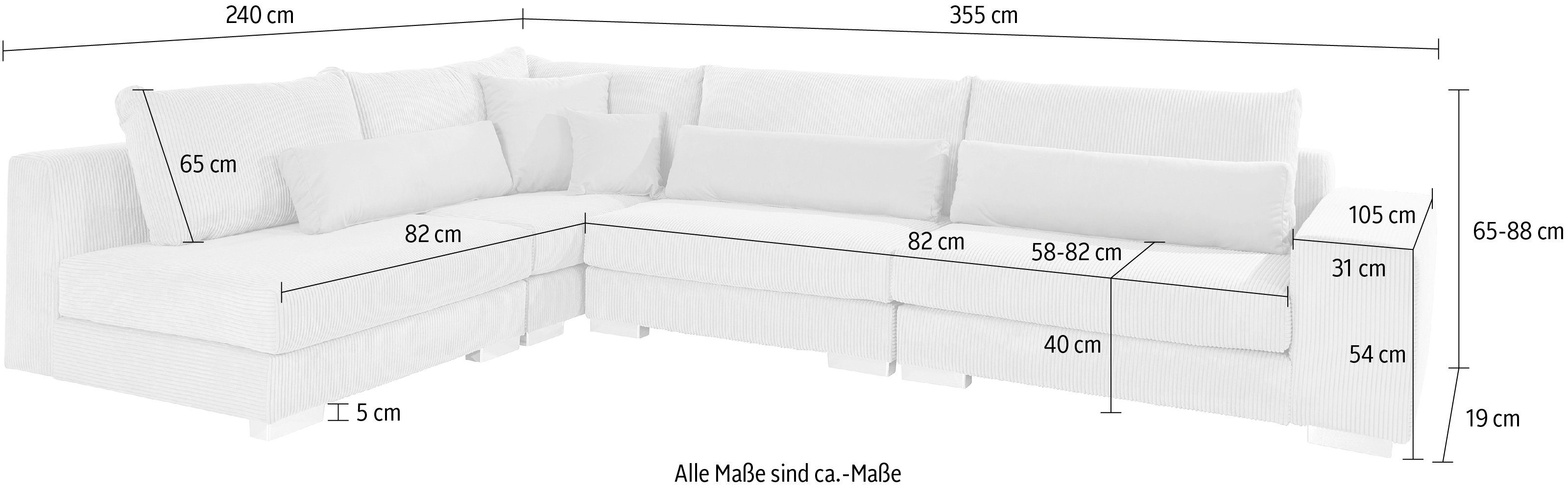L-Form Ecksofas Vasco - Image 7