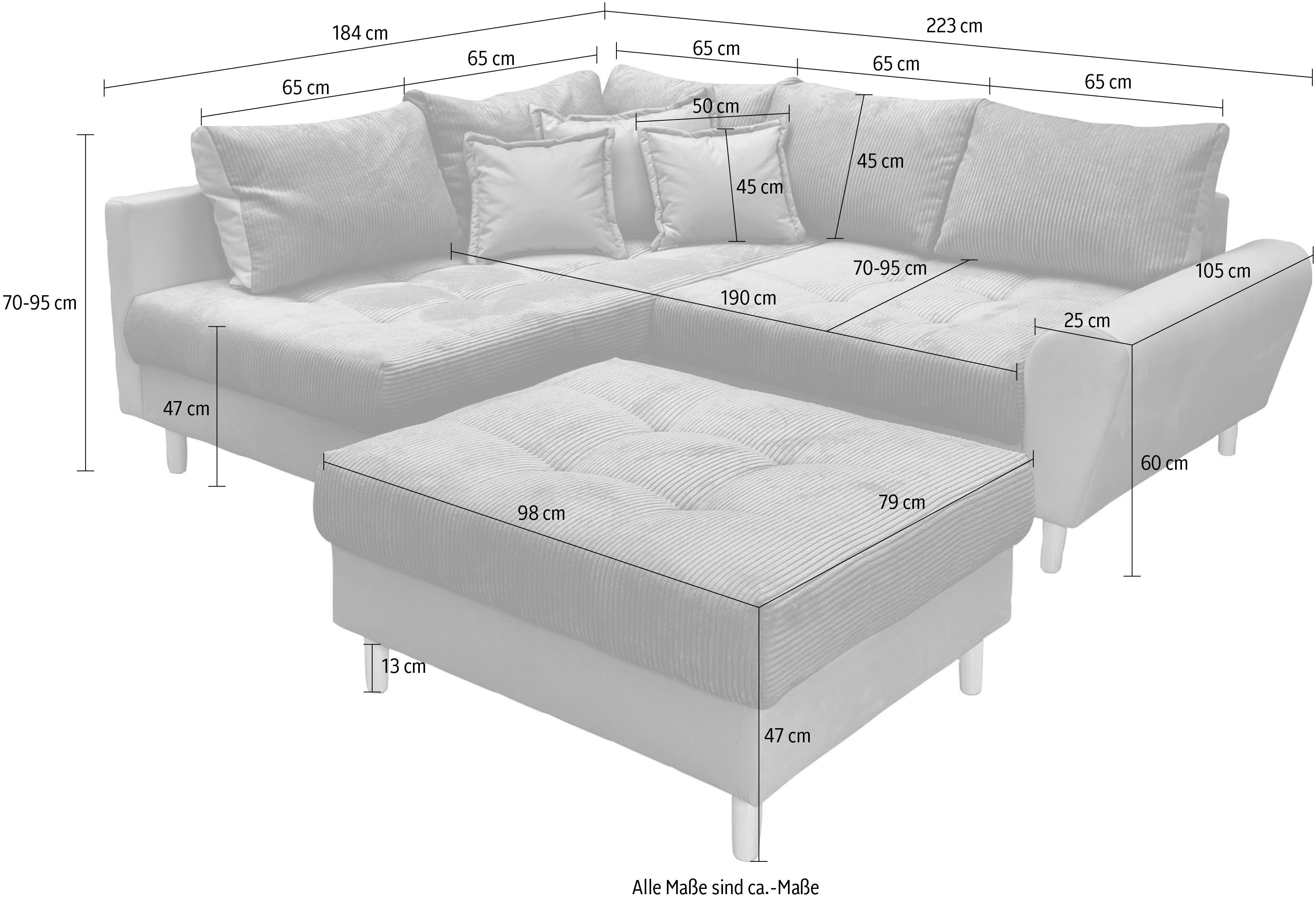 Ecksofas Rice - Image 8
