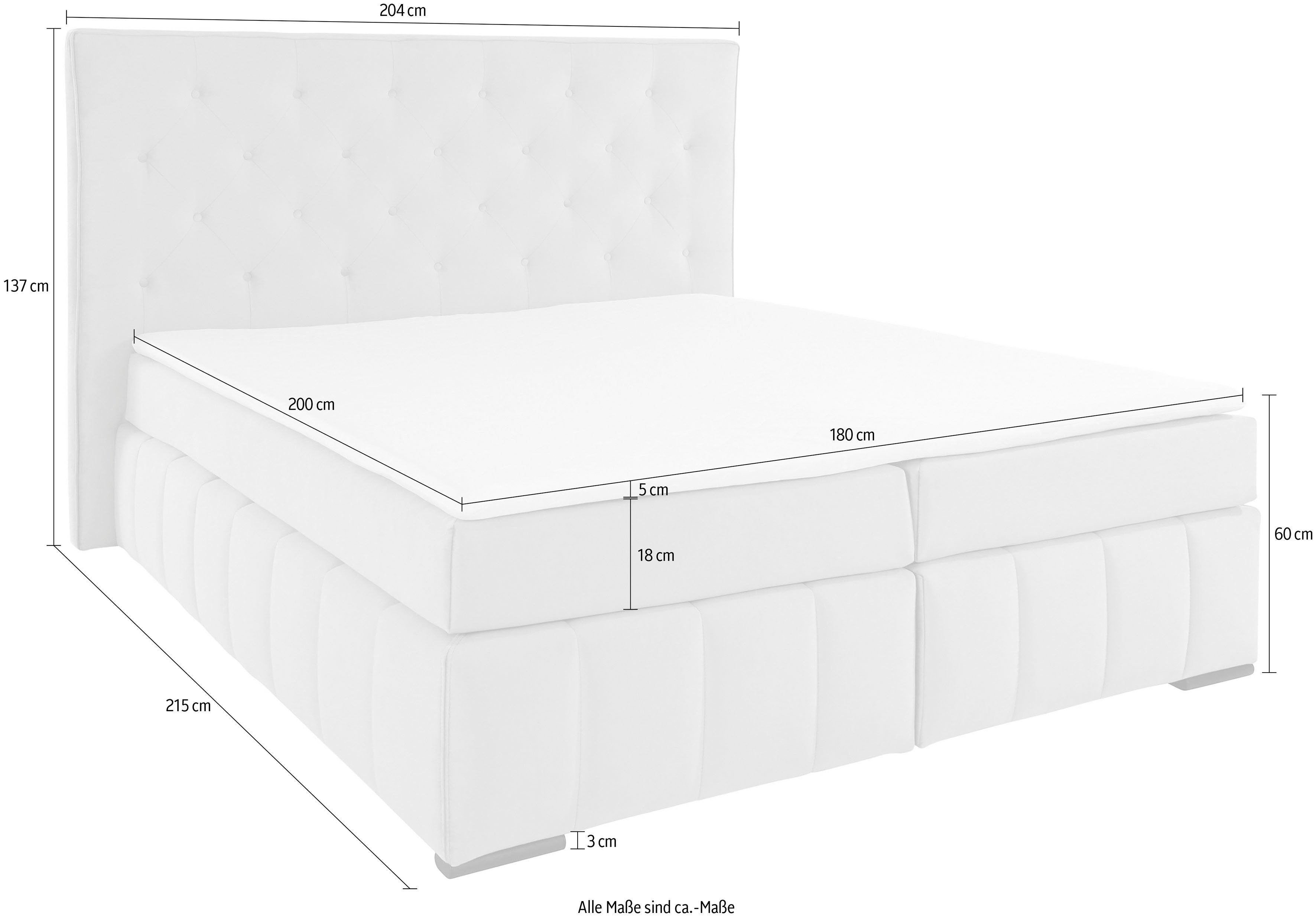 Boxspring 160x200 Vancouver - Image 11