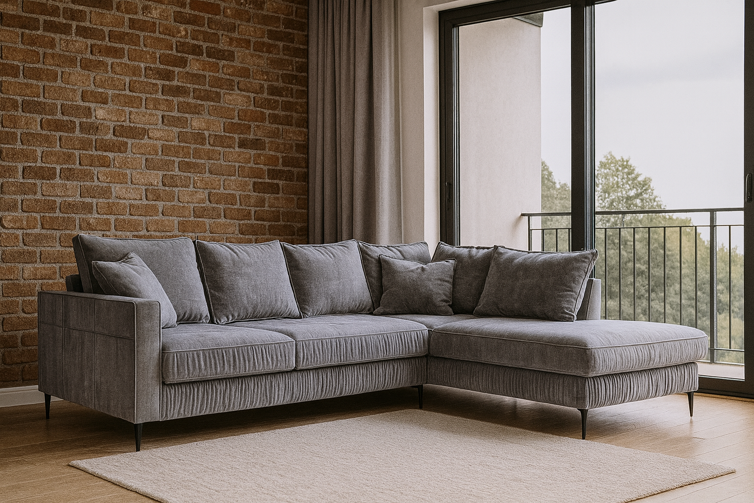L-Form Ecksofas Buffalo - Image 0