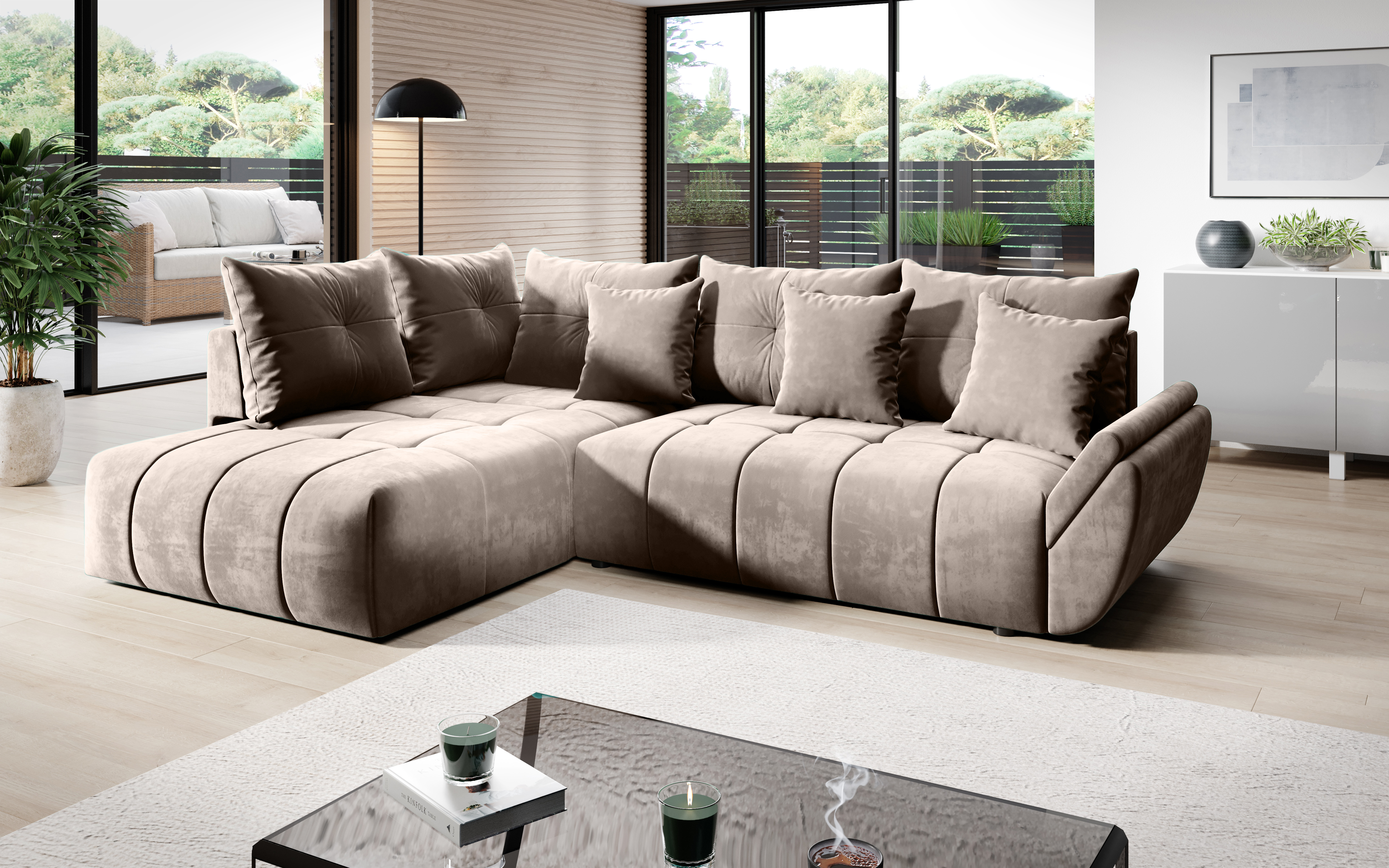 L-Form Ecksofas Boston - Image 0
