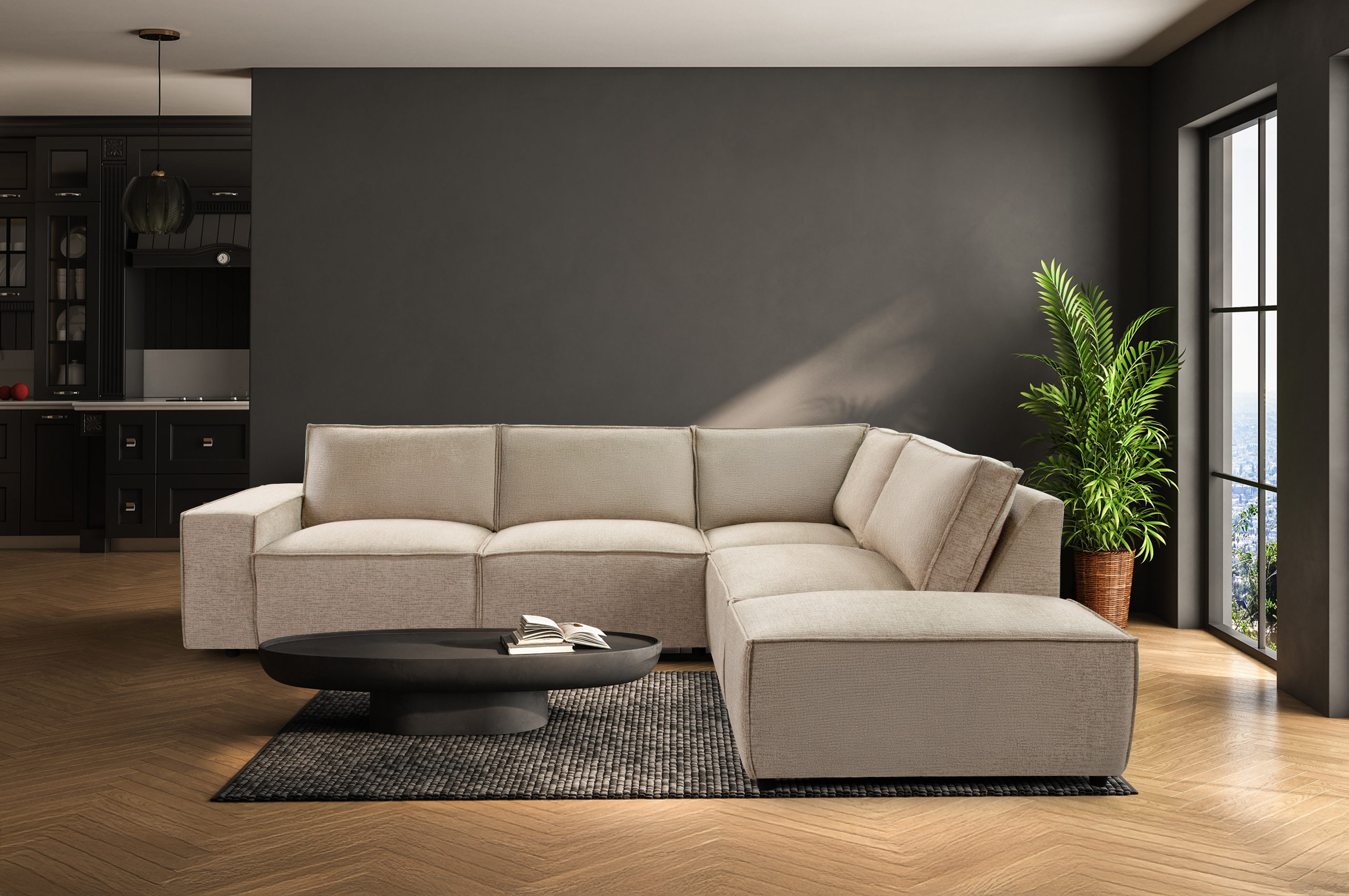 L-Form Ecksofas Gio - Image 0