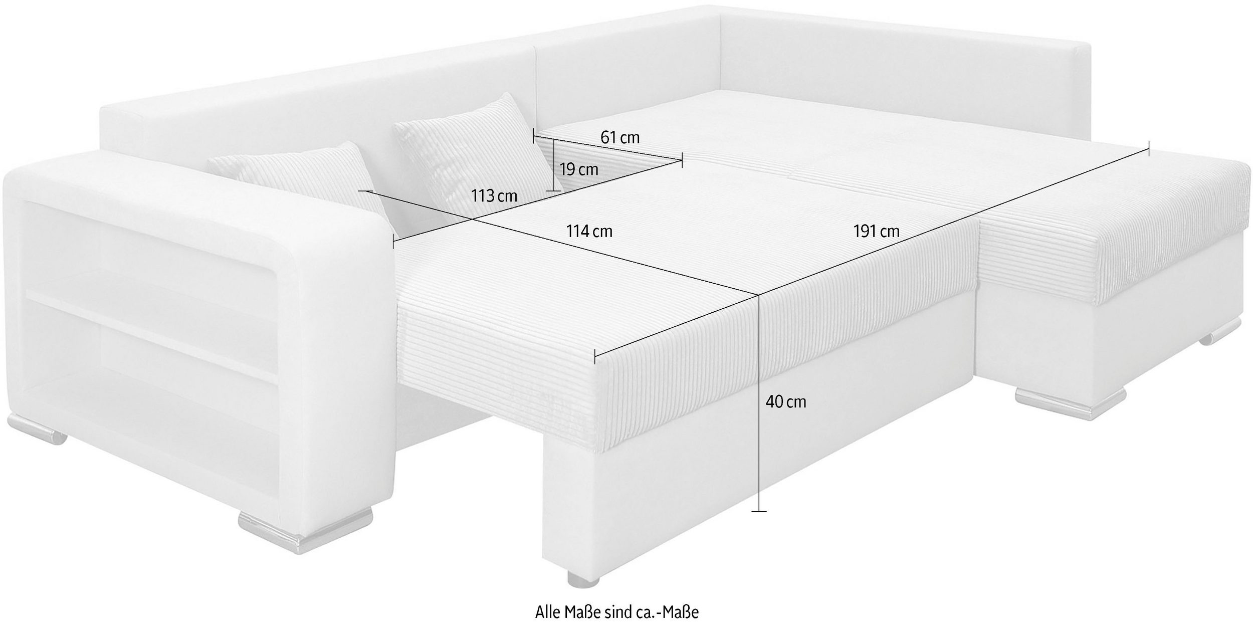 L-Form Ecksofas John - Image 4