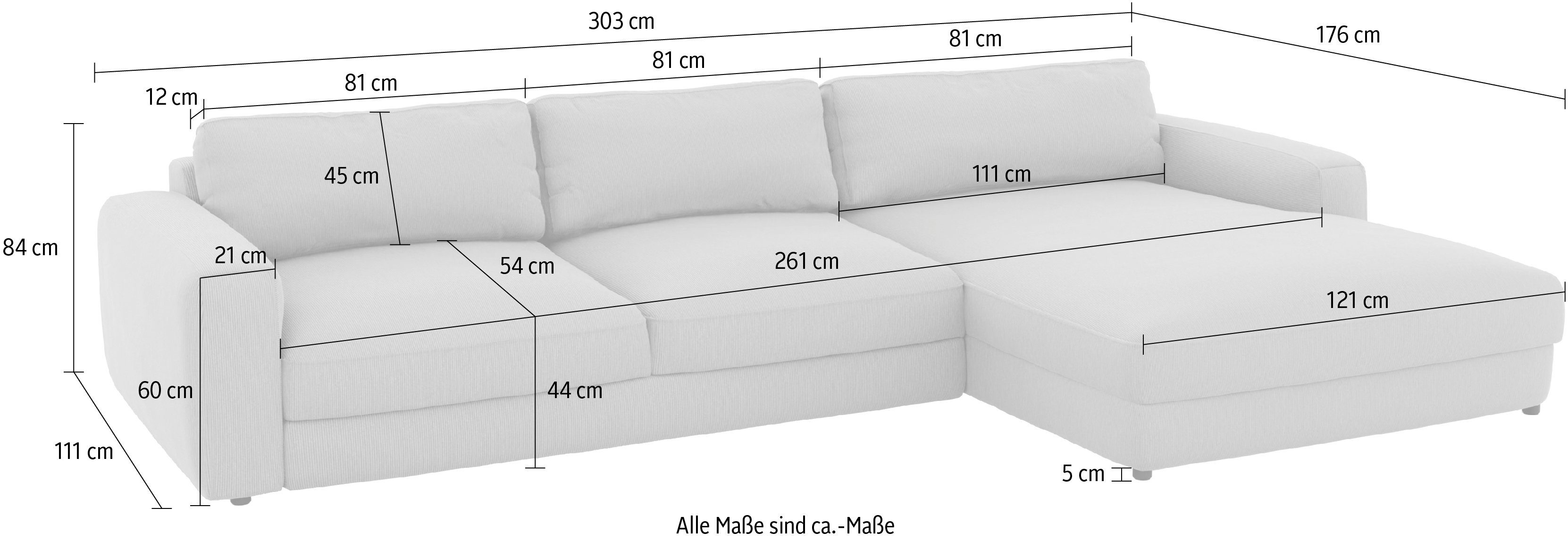 L-Form Ecksofas Bloomfield - Image 5