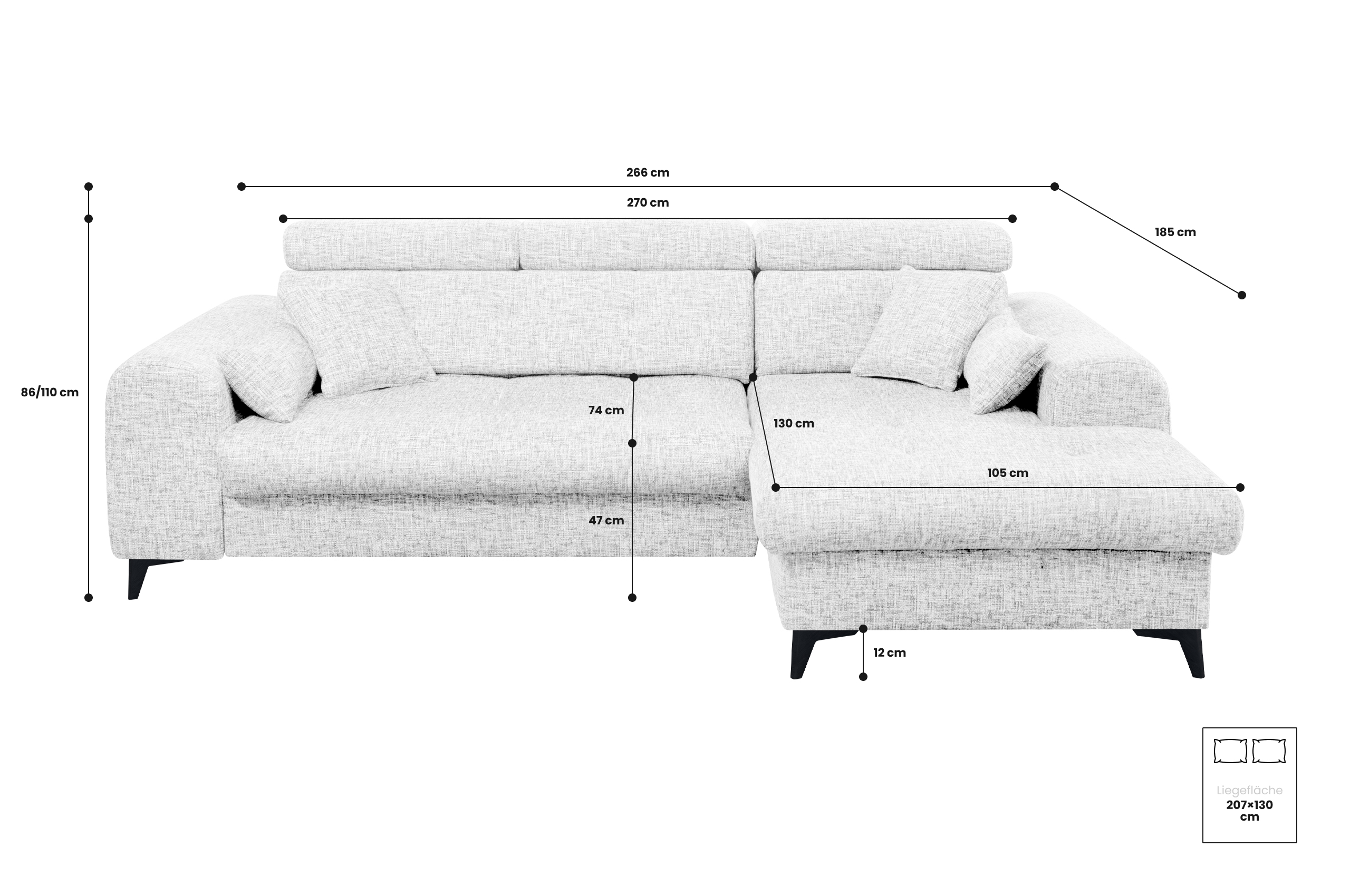 Ecksofas Eletra - Image 7