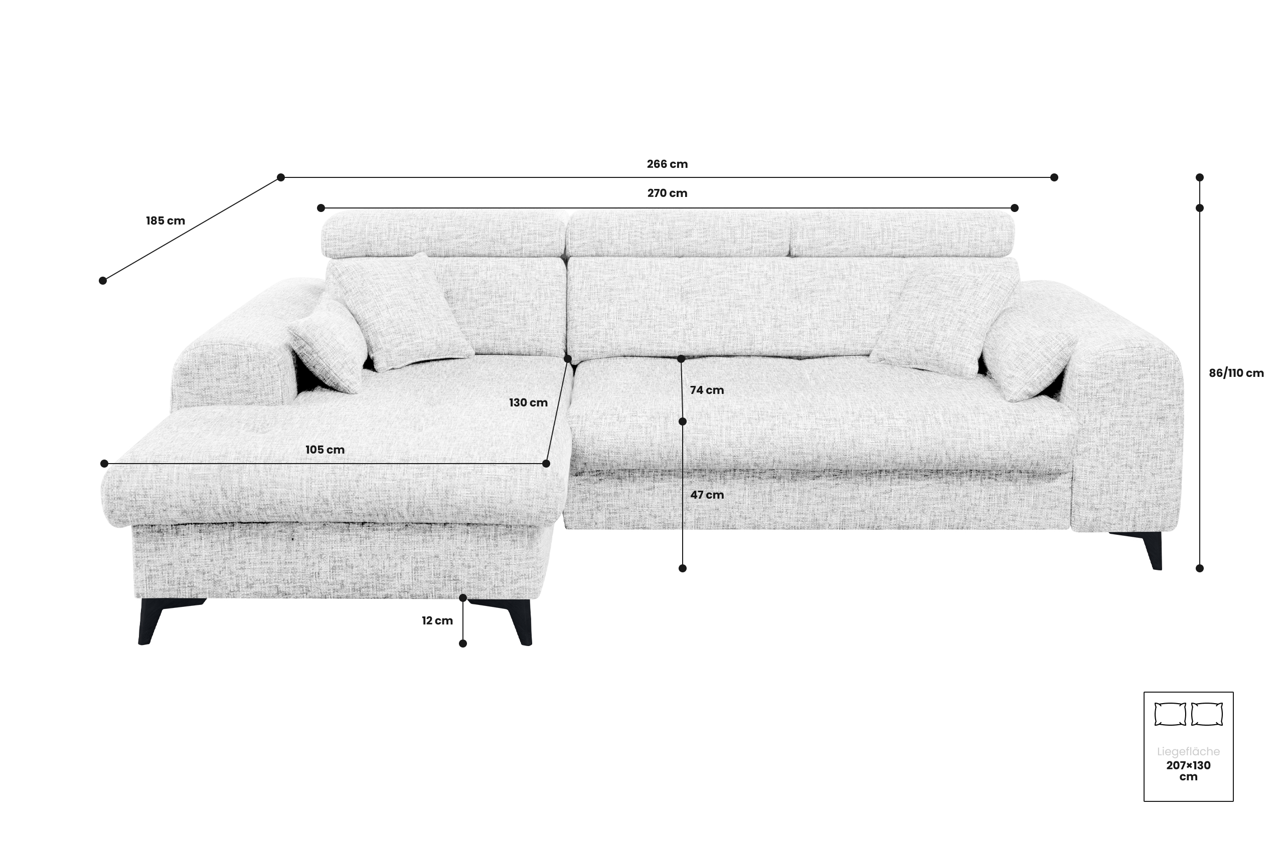 Ecksofas Eletra - Image 8
