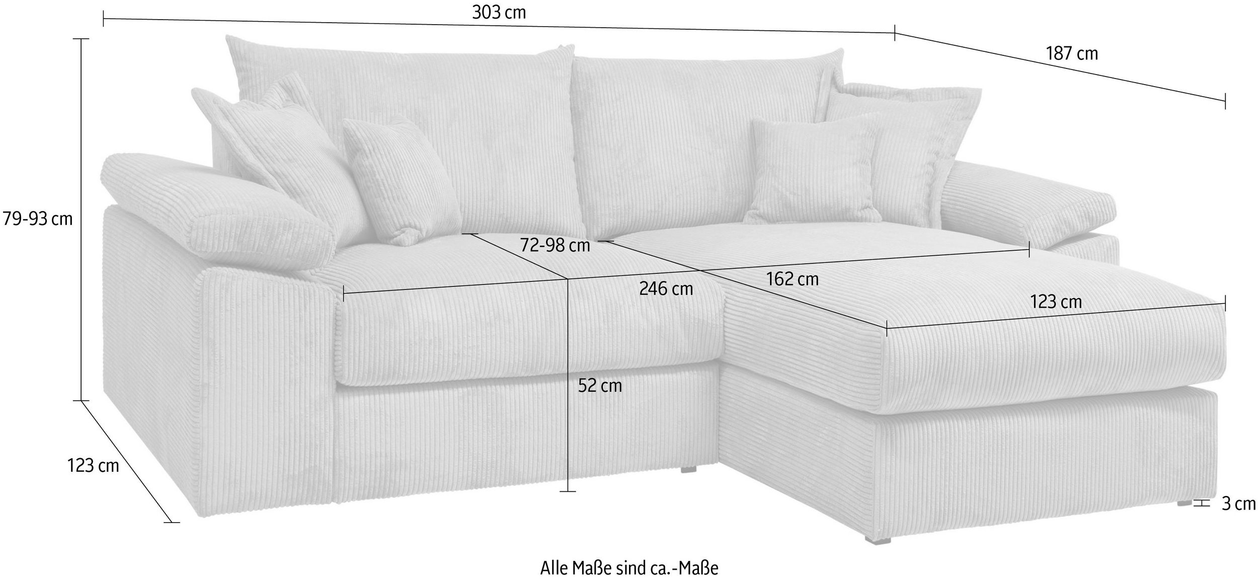 Ecksofas Soft&Cosy XXL - Image 3