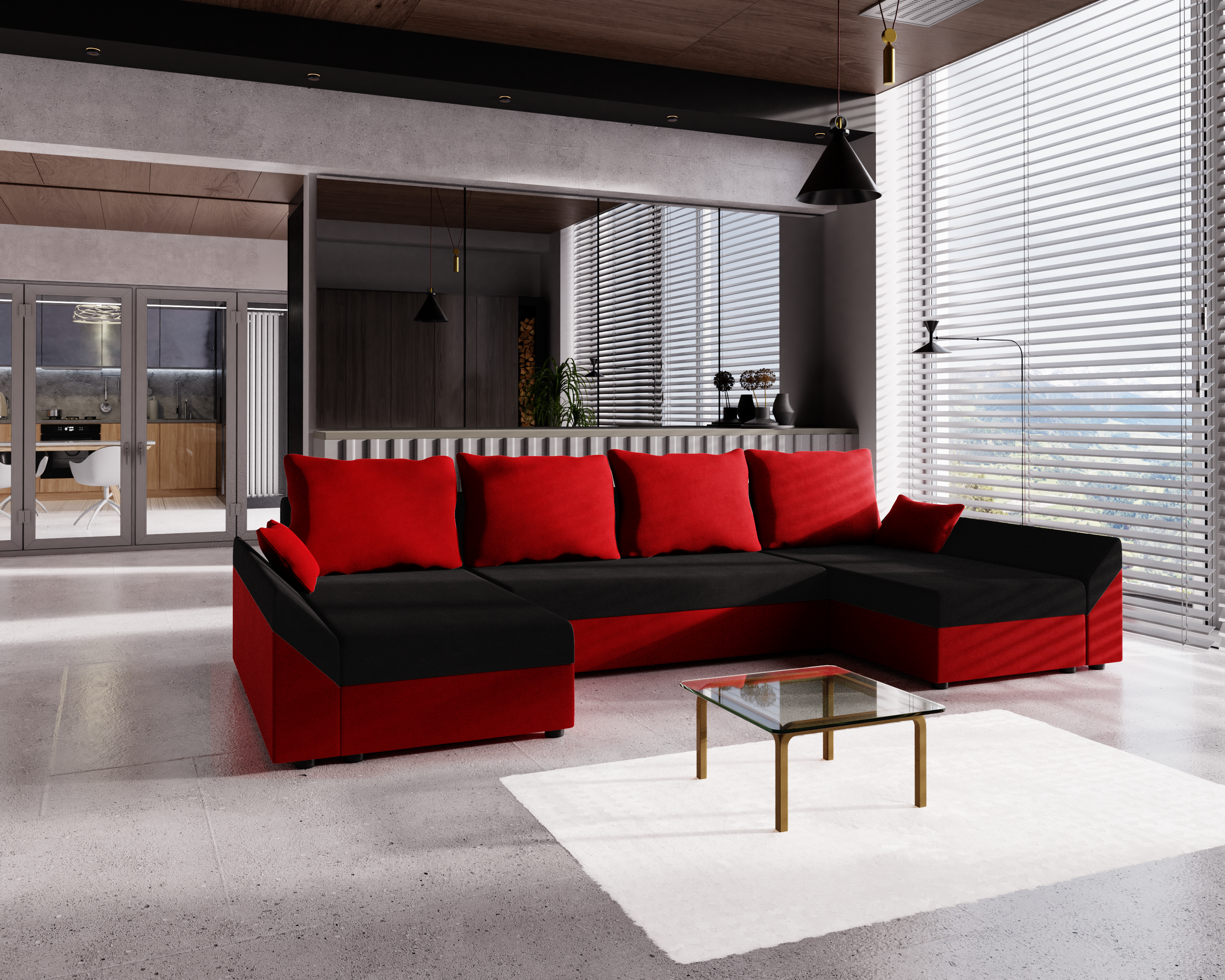 Wohnlandschaft Dante U - Image 0