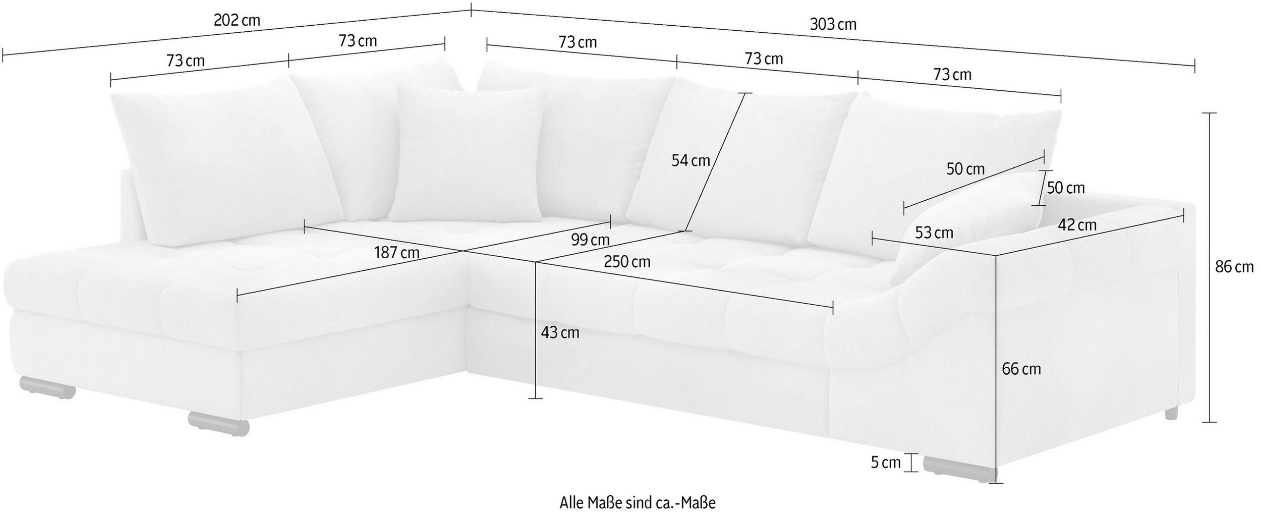 L-Form Ecksofas Allegro - Image 3