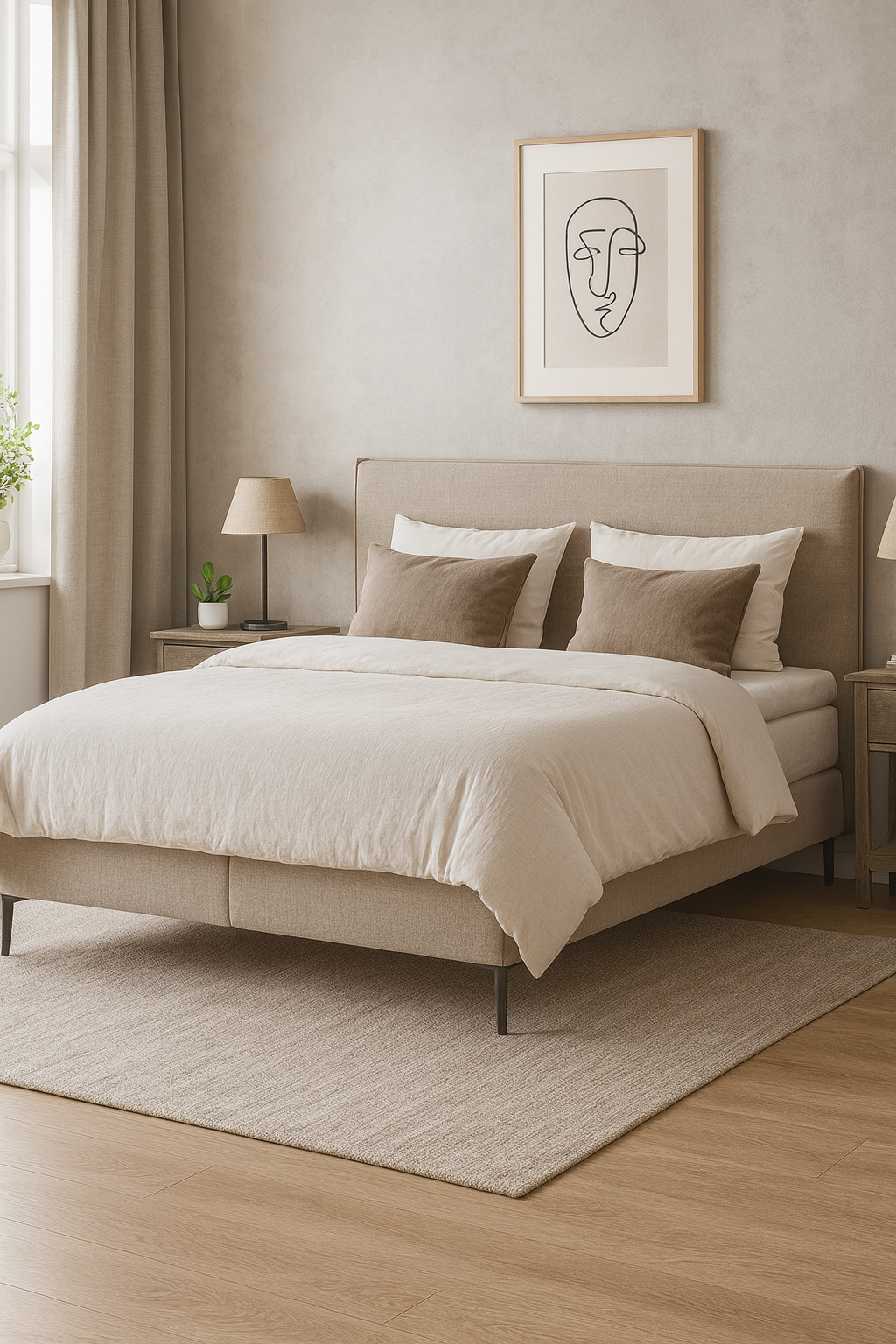 Boxspring 200x200 Yukas - Image 0