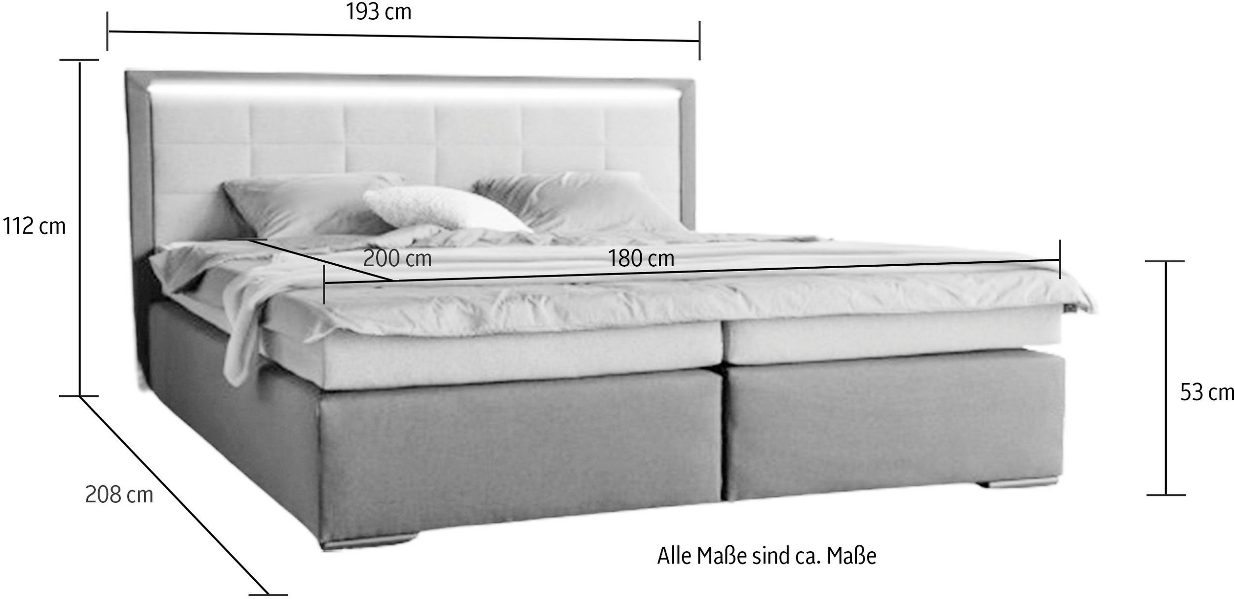 Boxspring 180x200 Athena - Image 5