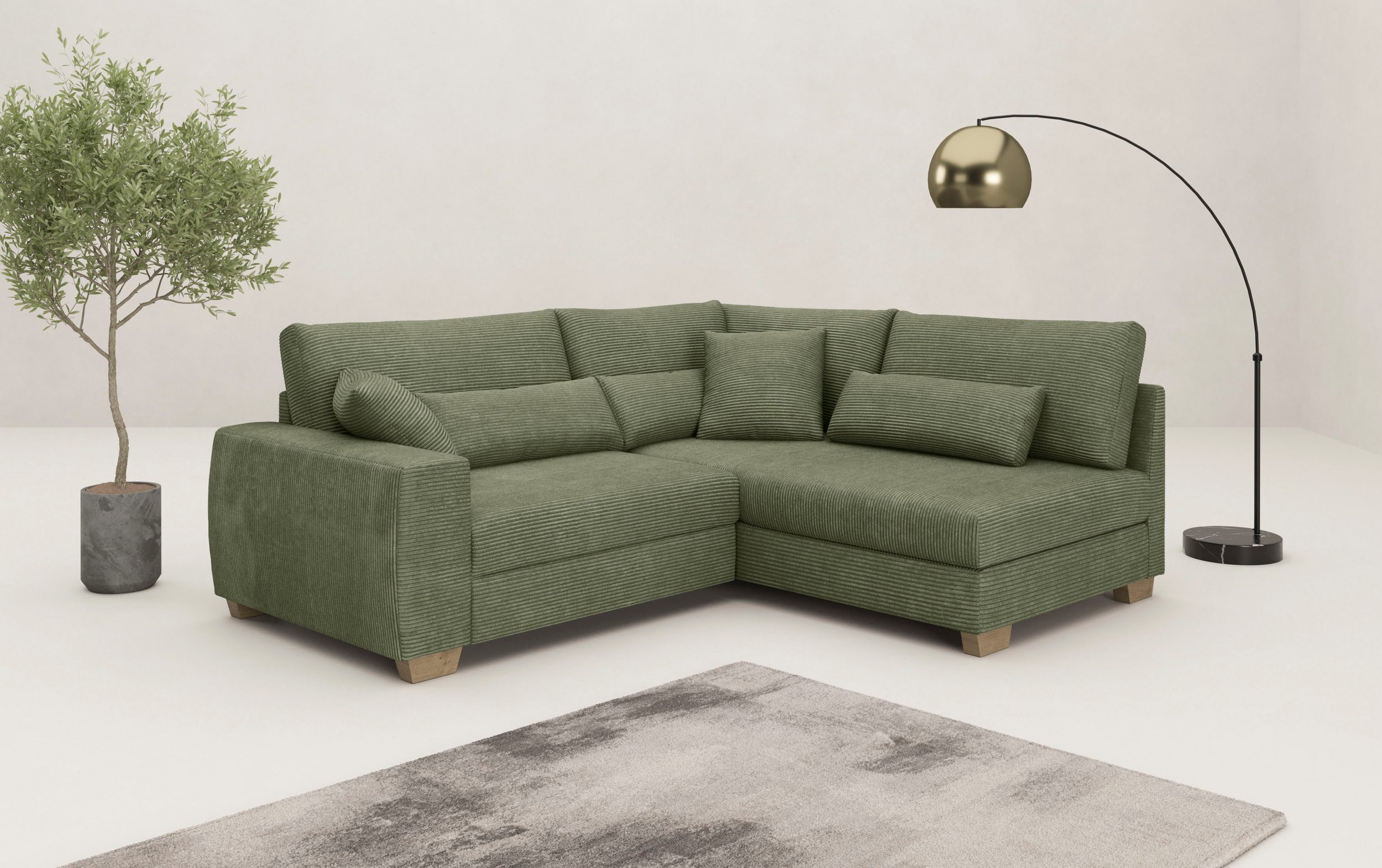 L-Form Ecksofas Helena - Image 0