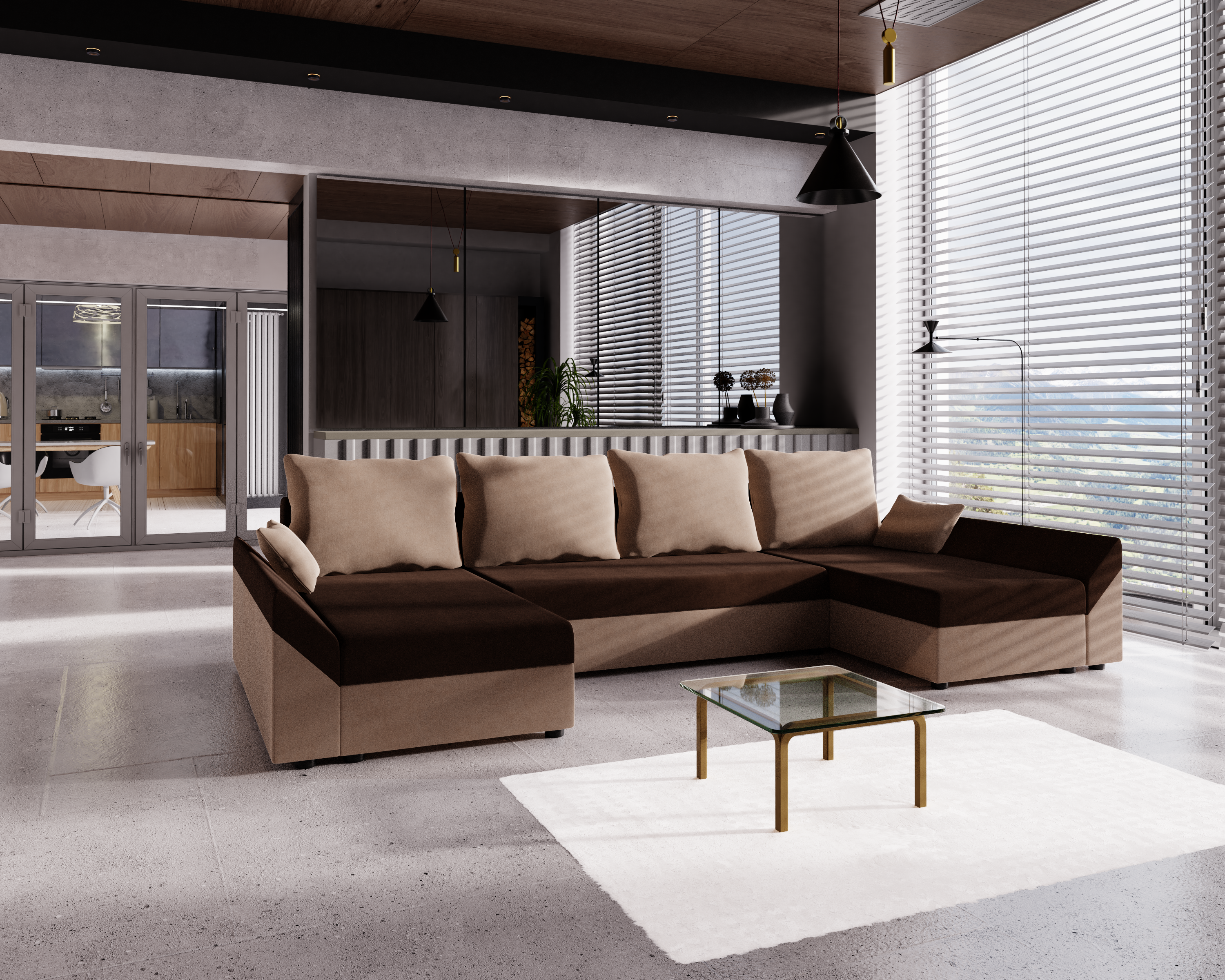 Wohnlandschaft Dante U - Image 0