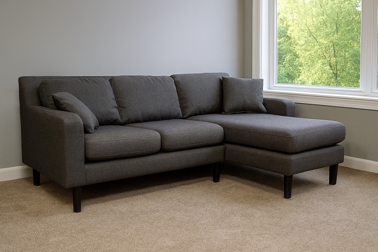 L-Form Ecksofas Toffen - Image 0