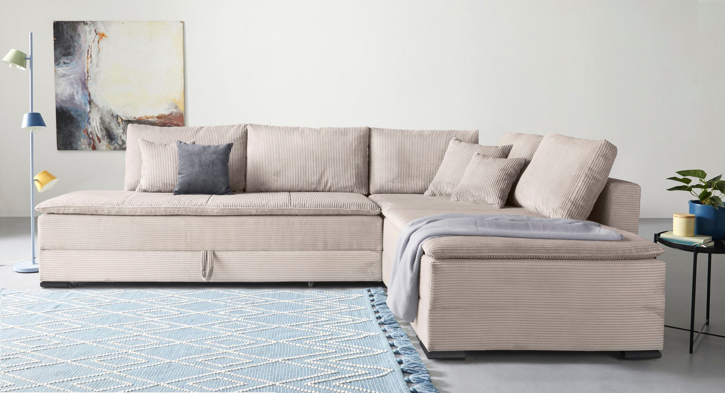 L-Form Ecksofas Night & Day - Image 0