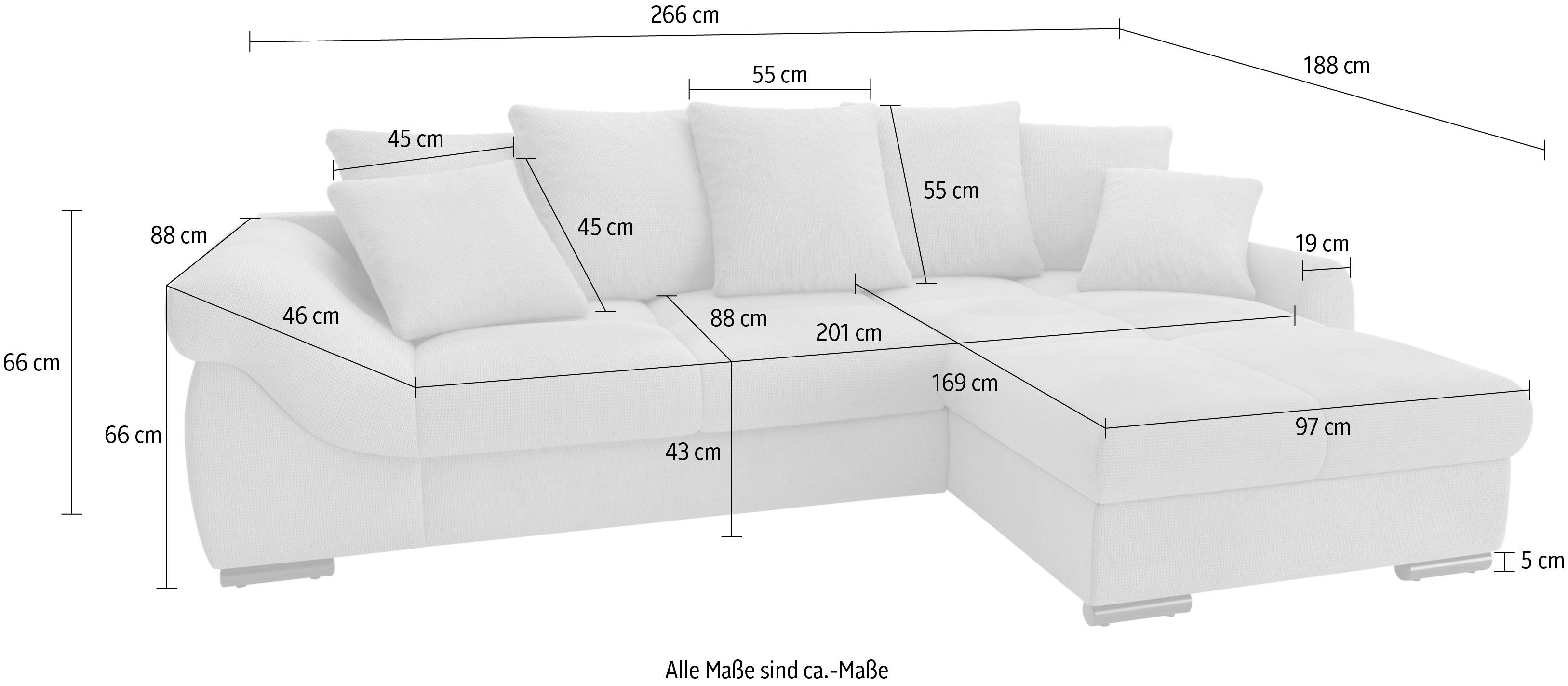 L-Form Ecksofas Livorno - Image 5