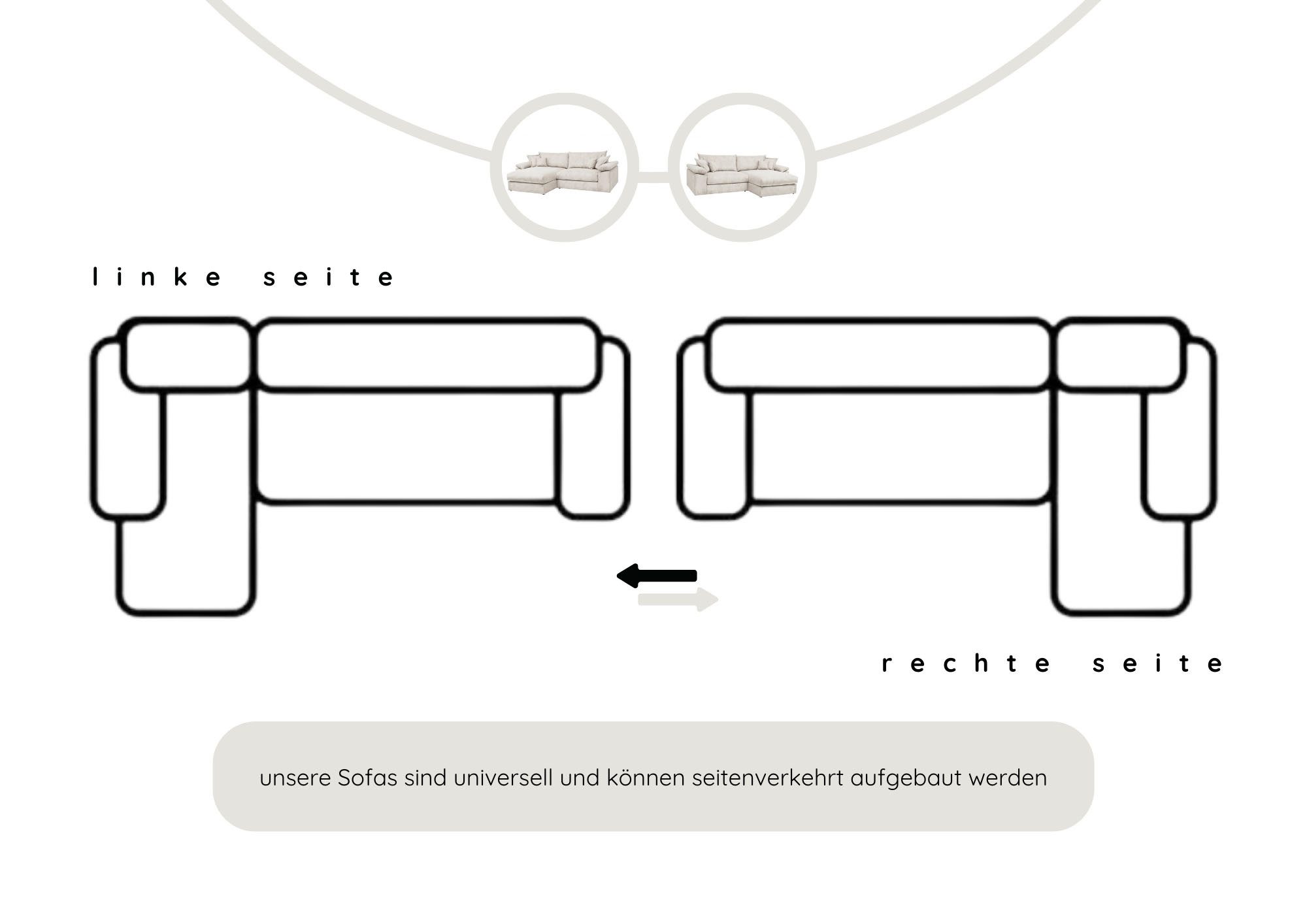 L-Form Ecksofas Soft&Cosy XL - Image 3