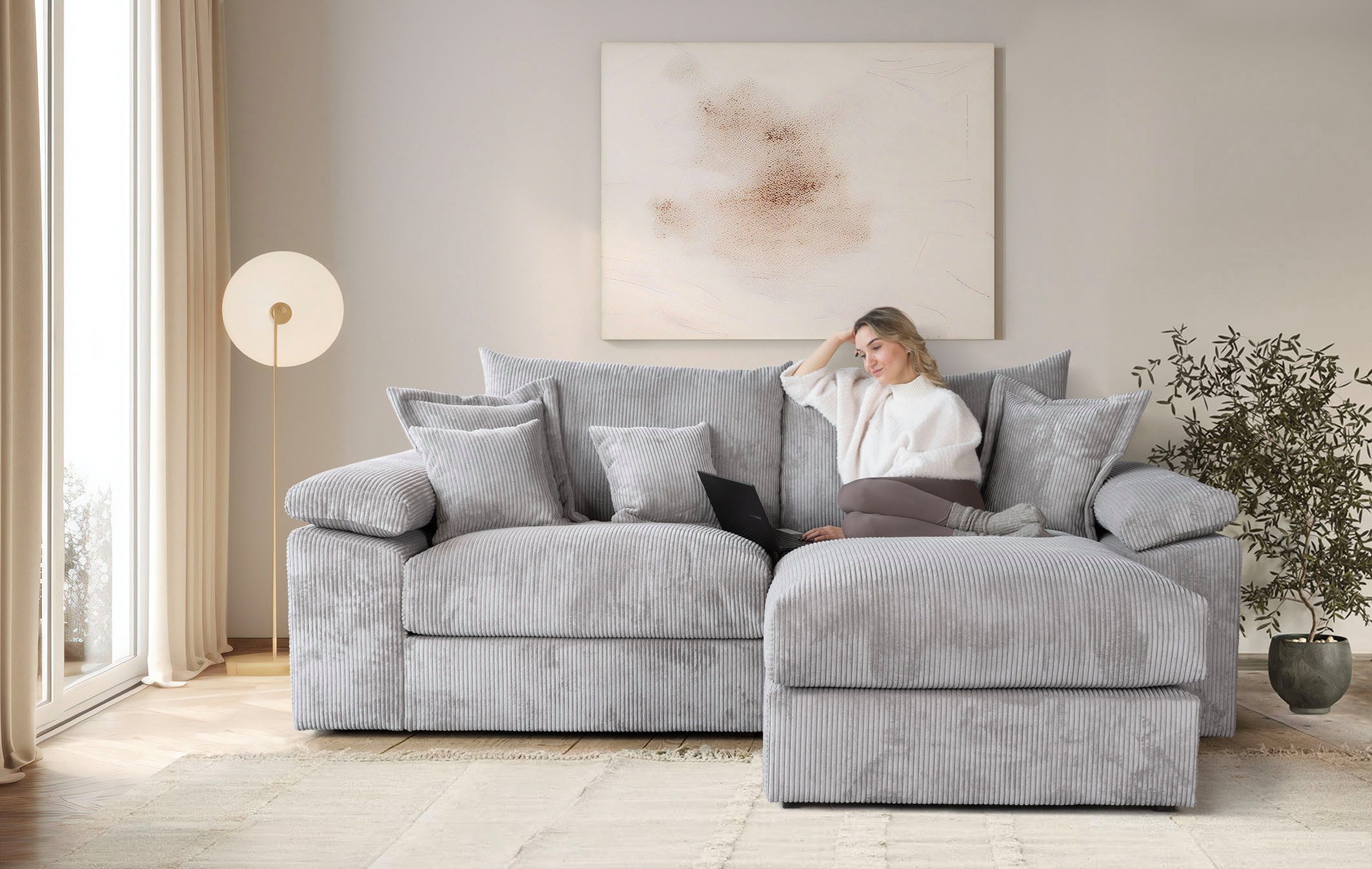 L-Form Ecksofas Soft&Cosy XL - Image 0