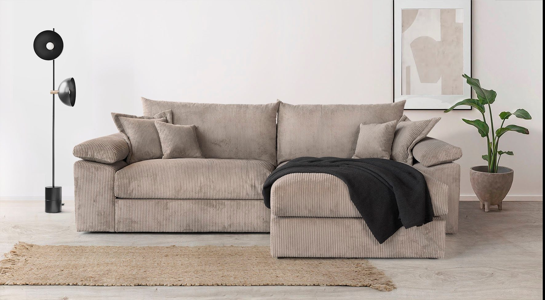 L-Form Ecksofas Soft&Cosy XXL - Image 4