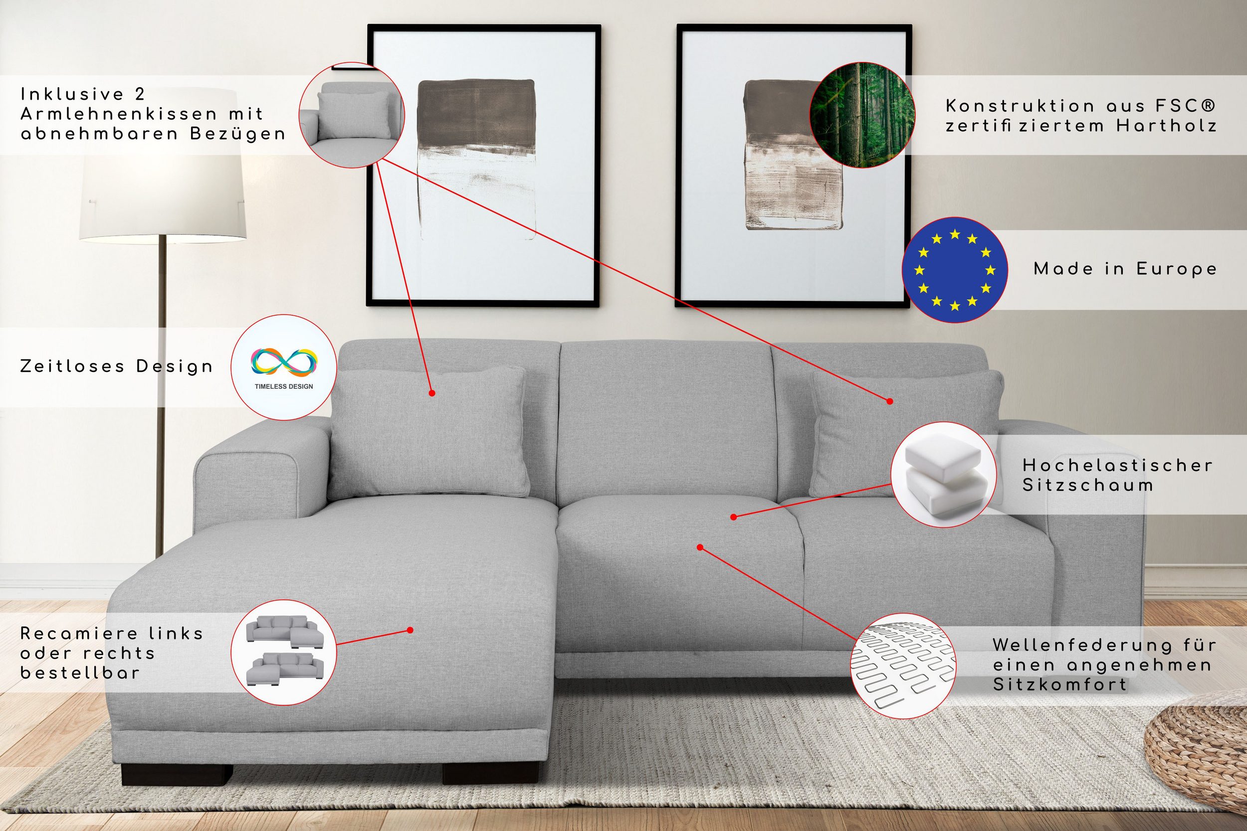 Ecksofas Bornholm - Image 1